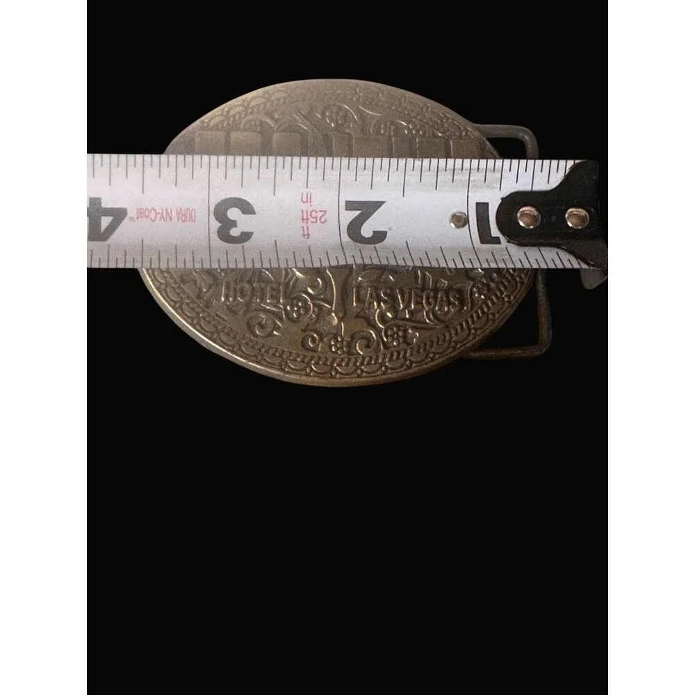 Vintage Frontier‎ Hotel Las Vegas Belt Buckle Collectible Western Accessory